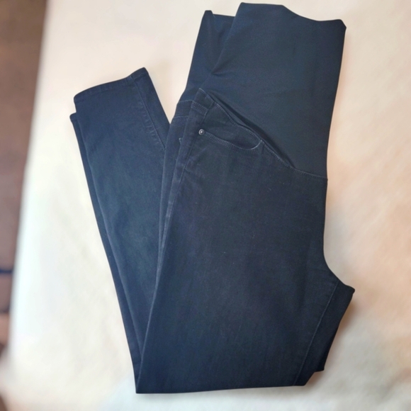LOFT Denim - Loft Black Denim Skinny Jeans 14M Maternity